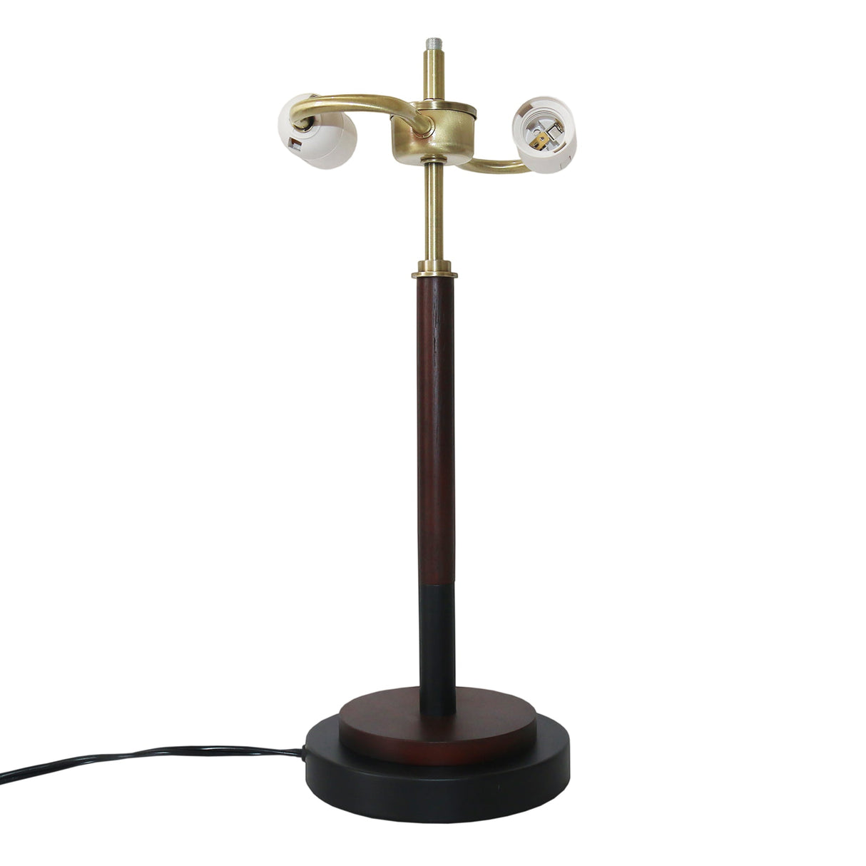 Cosmiclume Black Umbrella Shaped Table Lamp - Walnut - Bronze from Ashcroft Furniture - Luna Furniture