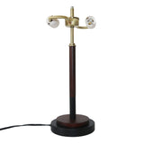 Cosmiclume Black Umbrella Shaped Table Lamp - Walnut - Bronze from Ashcroft Furniture - Luna Furniture