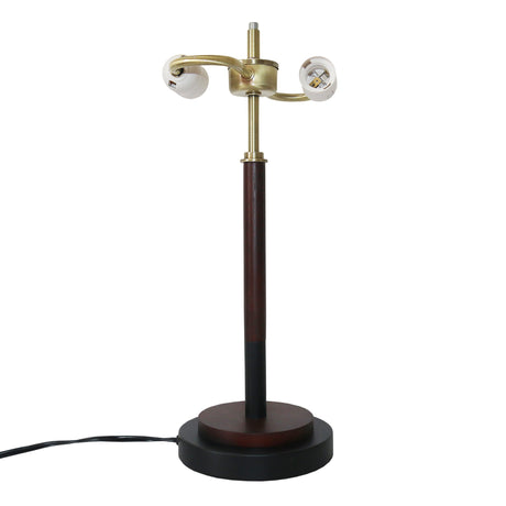 Cosmiclume Black Umbrella Shaped Table Lamp - Walnut - Bronze from Ashcroft Furniture - Luna Furniture