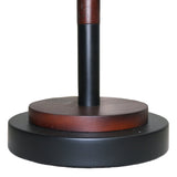 Cosmiclume Black Umbrella Shaped Table Lamp - Walnut - Bronze from Ashcroft Furniture - Luna Furniture