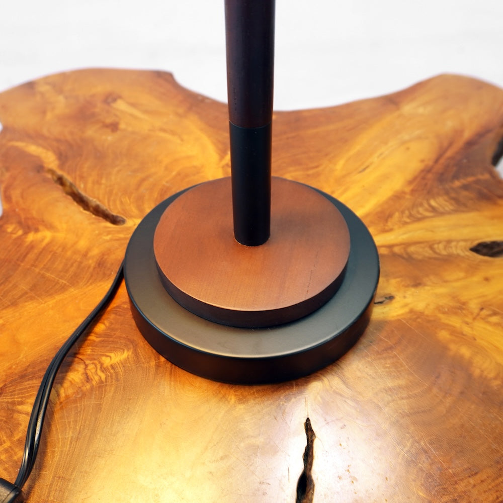 Cosmiclume Black Umbrella Shaped Table Lamp - Walnut - Bronze from Ashcroft Furniture - Luna Furniture
