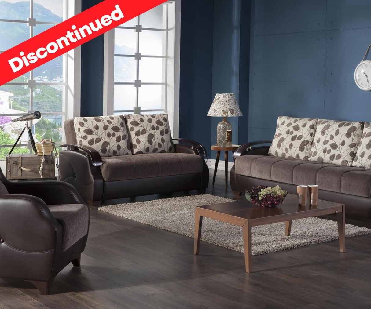 Costa Armoni Brown 3-Seat Sleeper Sofa from Bellona - Luna Furniture