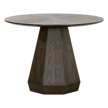 Coulter 42" Round Dining Table in Burnished Brown Ash from Essentials For Living - Luna Furniture