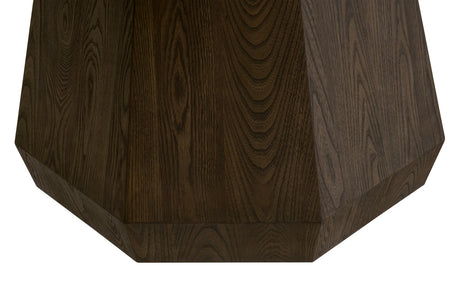 Coulter 54" Round Dining Table in Burnished Brown Ash from Essentials For Living - Luna Furniture