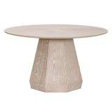 Coulter 54" Round Dining Table in Natural Gray Ash from Essentials For Living - Luna Furniture