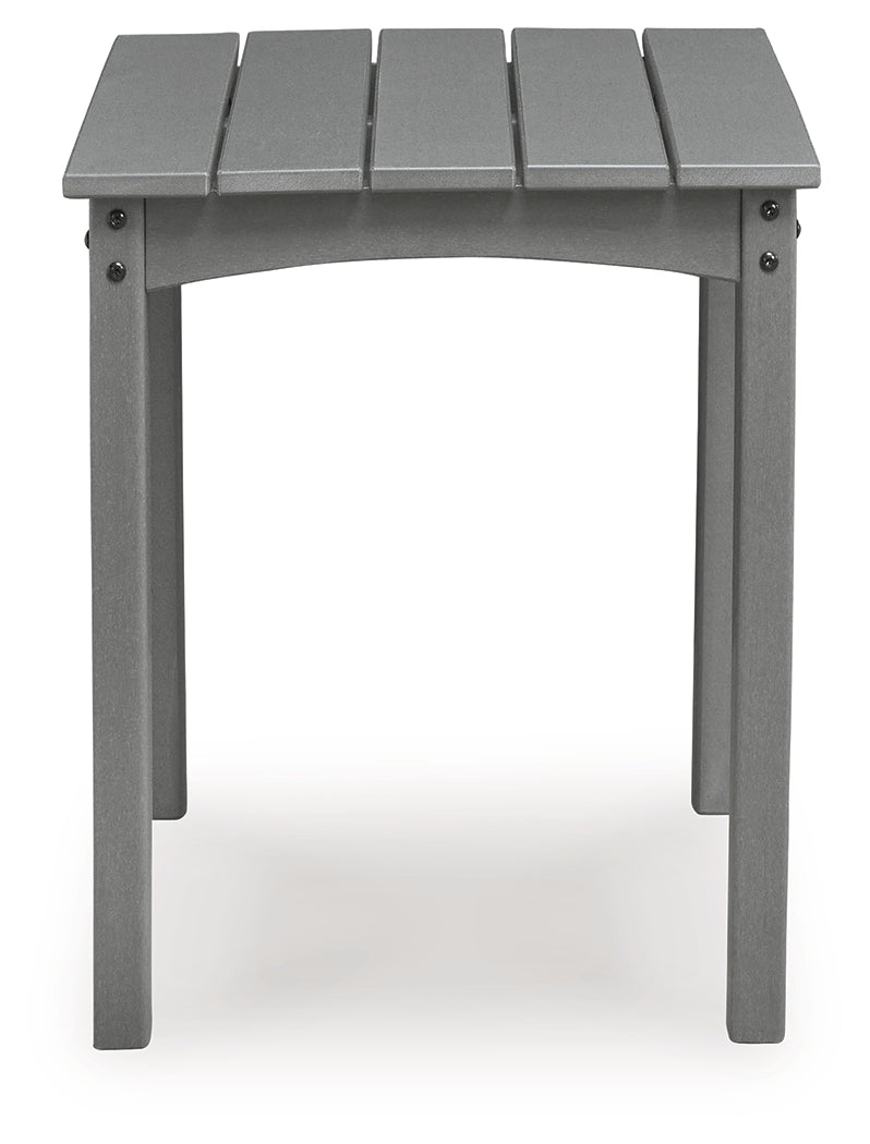 Cove Beach Gray Outdoor End Table from Ashley - Luna Furniture
