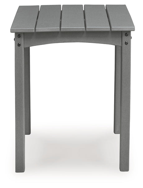 Cove Beach Gray Outdoor End Table from Ashley - Luna Furniture