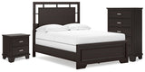 Covetown Full Panel Bed, Chest and Nightstand from Ashley - Luna Furniture