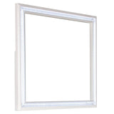 Cassie Shimmering Pearl Illuminating Glam Mirror from Steve Silver - Luna Furniture