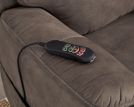 Crestmeade Espresso Power Lift Recliner from Ashley - Luna Furniture