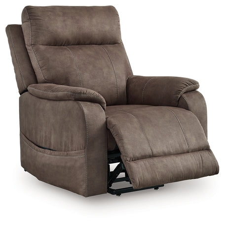 Crestmeade Espresso Power Lift Recliner from Ashley - Luna Furniture