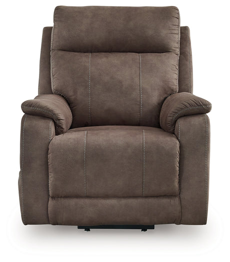 Crestmeade Espresso Power Lift Recliner from Ashley - Luna Furniture
