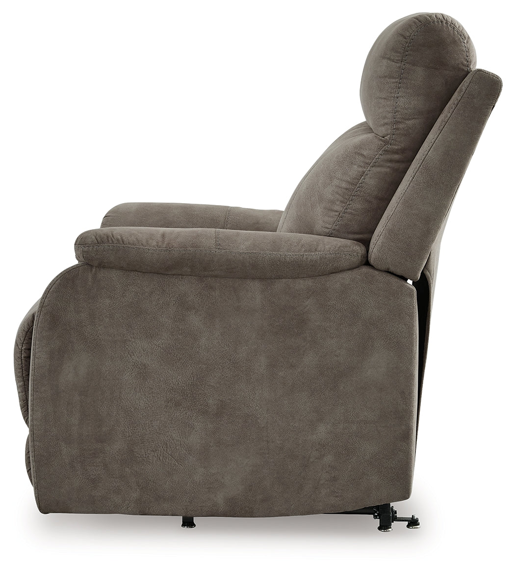 Crestmeade Fossil Power Lift Recliner from Ashley - Luna Furniture