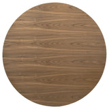 Crestmore Walnut 5-piece 46-inch Round Wood Dining Set from Coaster - Luna Furniture