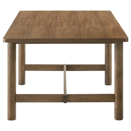 Crestmore Walnut 5-piece Rectangular Dining Set from Coaster - Luna Furniture