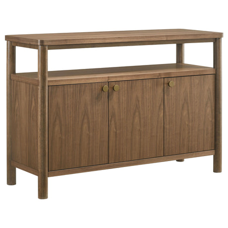 Crestmore Walnut Dining Cabinet Sideboard Buffet from Coaster - Luna Furniture