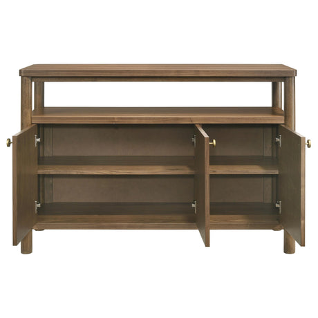 Crestmore Walnut Dining Cabinet Sideboard Buffet from Coaster - Luna Furniture