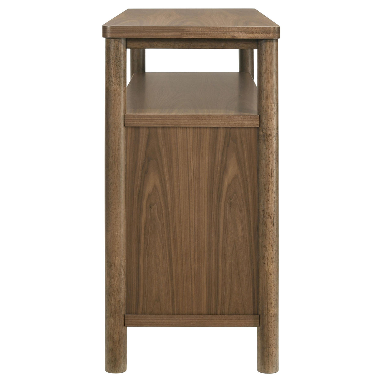 Crestmore Walnut Dining Cabinet Sideboard Buffet from Coaster - Luna Furniture