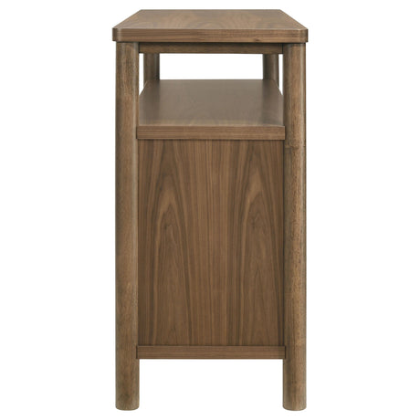 Crestmore Walnut Dining Cabinet Sideboard Buffet from Coaster - Luna Furniture