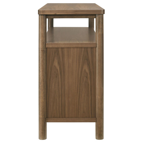 Crestmore Walnut Dining Cabinet Sideboard Buffet from Coaster - Luna Furniture