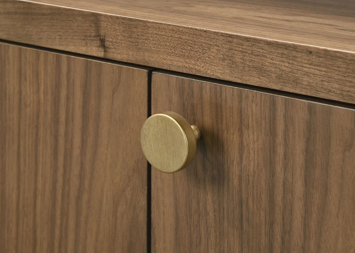 Crestmore Walnut Dining Cabinet Sideboard Buffet from Coaster - Luna Furniture