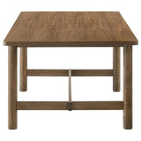 Crestmore Walnut 7-piece Rectangular Dining Set from Coaster - Luna Furniture
