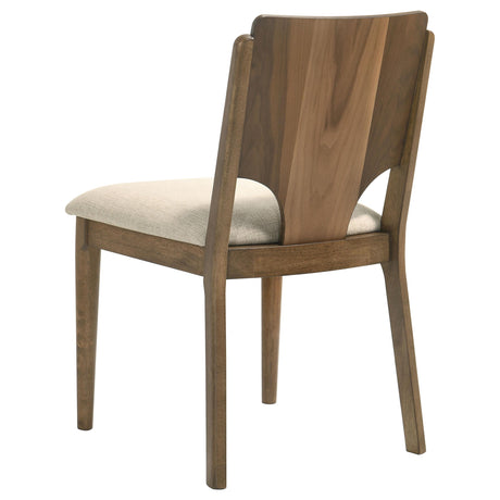Crestmore Walnut 7-piece Rectangular Dining Set from Coaster - Luna Furniture