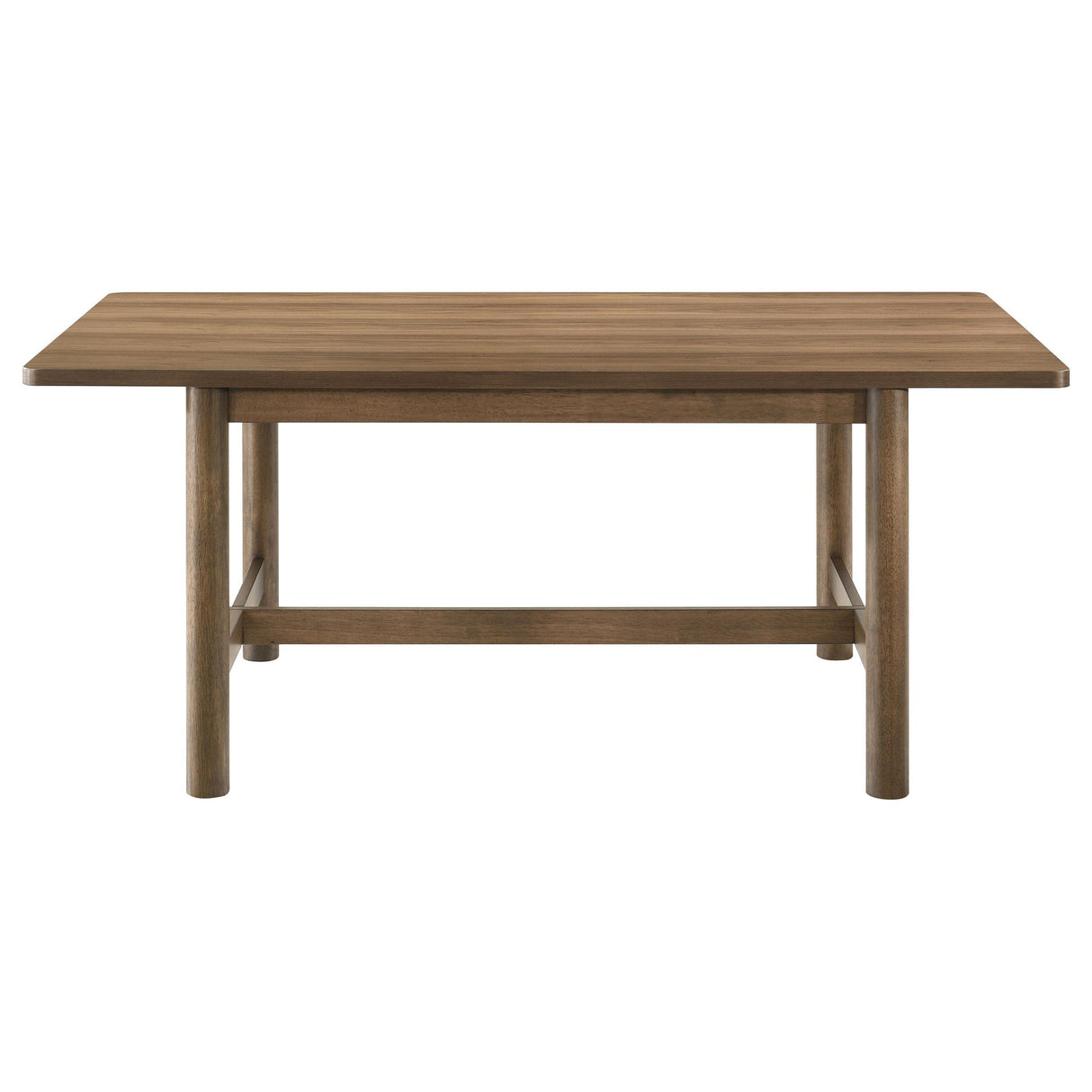 Crestmore Walnut Rectangular Wood Dining Table from Coaster - Luna Furniture