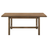 Crestmore Walnut Rectangular Wood Dining Table from Coaster - Luna Furniture