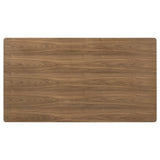 Crestmore Walnut Rectangular Wood Dining Table from Coaster - Luna Furniture