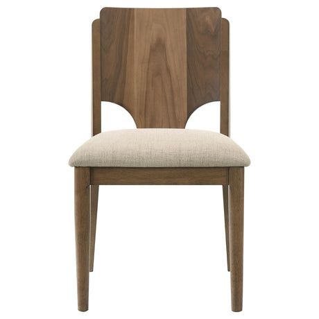 Crestmore Walnut Dining Chair, Set of 2 from Coaster - Luna Furniture