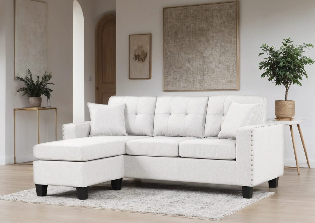 Cris Sand Reversible Sectional from Happy Homes - Luna Furniture