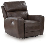 Crossplex Smoke Power Recliner from Ashley - Luna Furniture