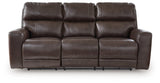 Crossplex Smoke Power Reclining Sofa from Ashley - Luna Furniture