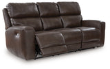 Crossplex Smoke Power Reclining Sofa from Ashley - Luna Furniture