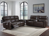 Crossplex Sofa and Loveseat in Smoke from Ashley - Luna Furniture