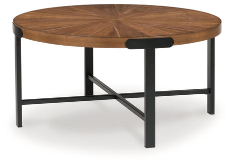 Crosstrail Brown Table (Set of 3) from Ashley - Luna Furniture