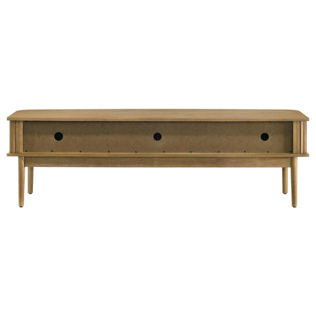 Croyden Weathered Natural 71-inch TV Stand Media Console from Coaster - Luna Furniture