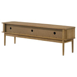 Croyden Weathered Natural 71-inch TV Stand Media Console from Coaster - Luna Furniture