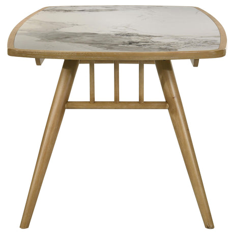 Croyden Weathered Natural 73-inch Rectangular Dining Table from Coaster - Luna Furniture