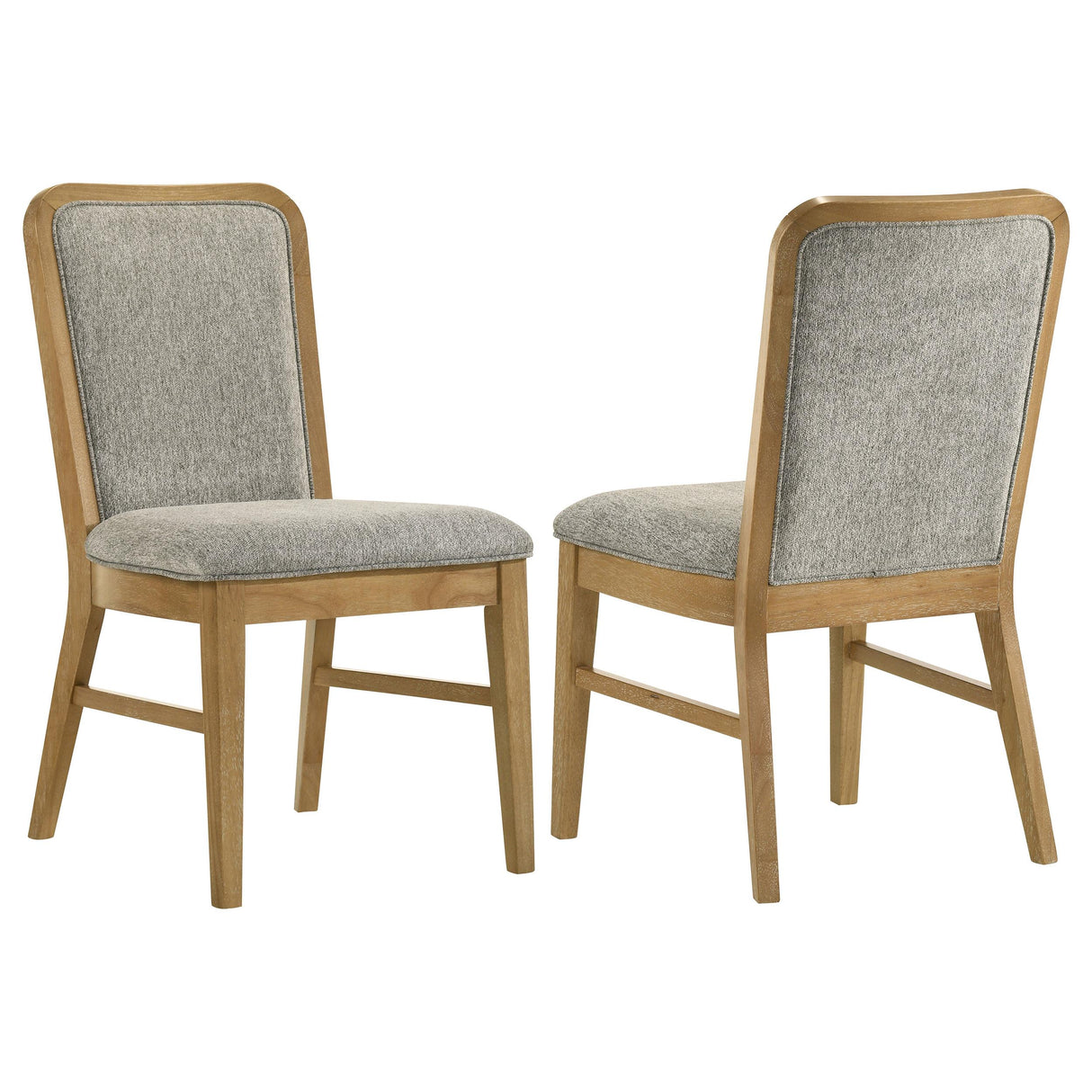 Croyden Weathered Natural Dining Side Chair, Set of 2 from Coaster - Luna Furniture