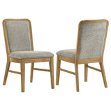 Croyden Weathered Natural Dining Side Chair, Set of 2 from Coaster - Luna Furniture