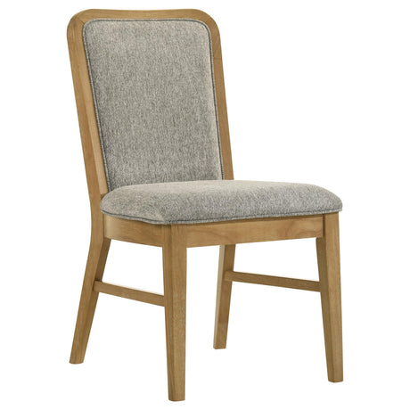 Croyden Weathered Natural Dining Side Chair, Set of 2 from Coaster - Luna Furniture