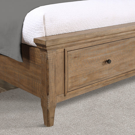 Riverdale Driftwood King Storage Platform Bed from Steve Silver - Luna Furniture