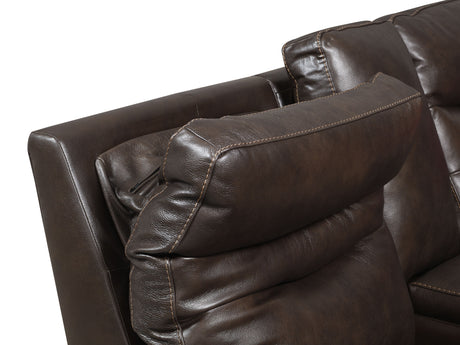 Fortuna Coffee Dual Power Reclining Loveseat from Steve Silver - Luna Furniture