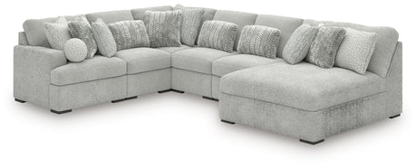 Cuddle Plush Arctic 6-Piece RAF Chaise Sectional from Ashley - Luna Furniture