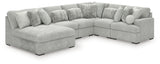 Cuddle Plush Arctic 6-Piece LAF Chaise Sectional from Ashley - Luna Furniture