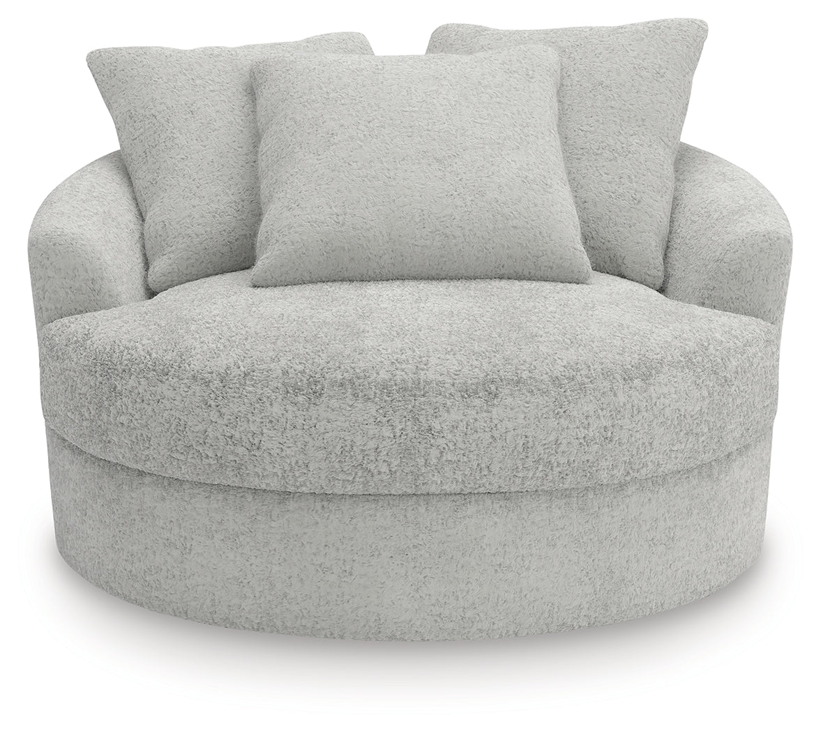 Cuddle Plush Arctic Oversized Swivel Accent Chair from Ashley - Luna Furniture