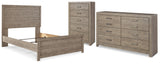Culverbach Full Panel Bed, Dresser and Chest from Ashley - Luna Furniture