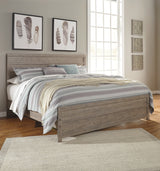 Culverbach King Panel Bed with Dresser in Gray from Ashley - Luna Furniture